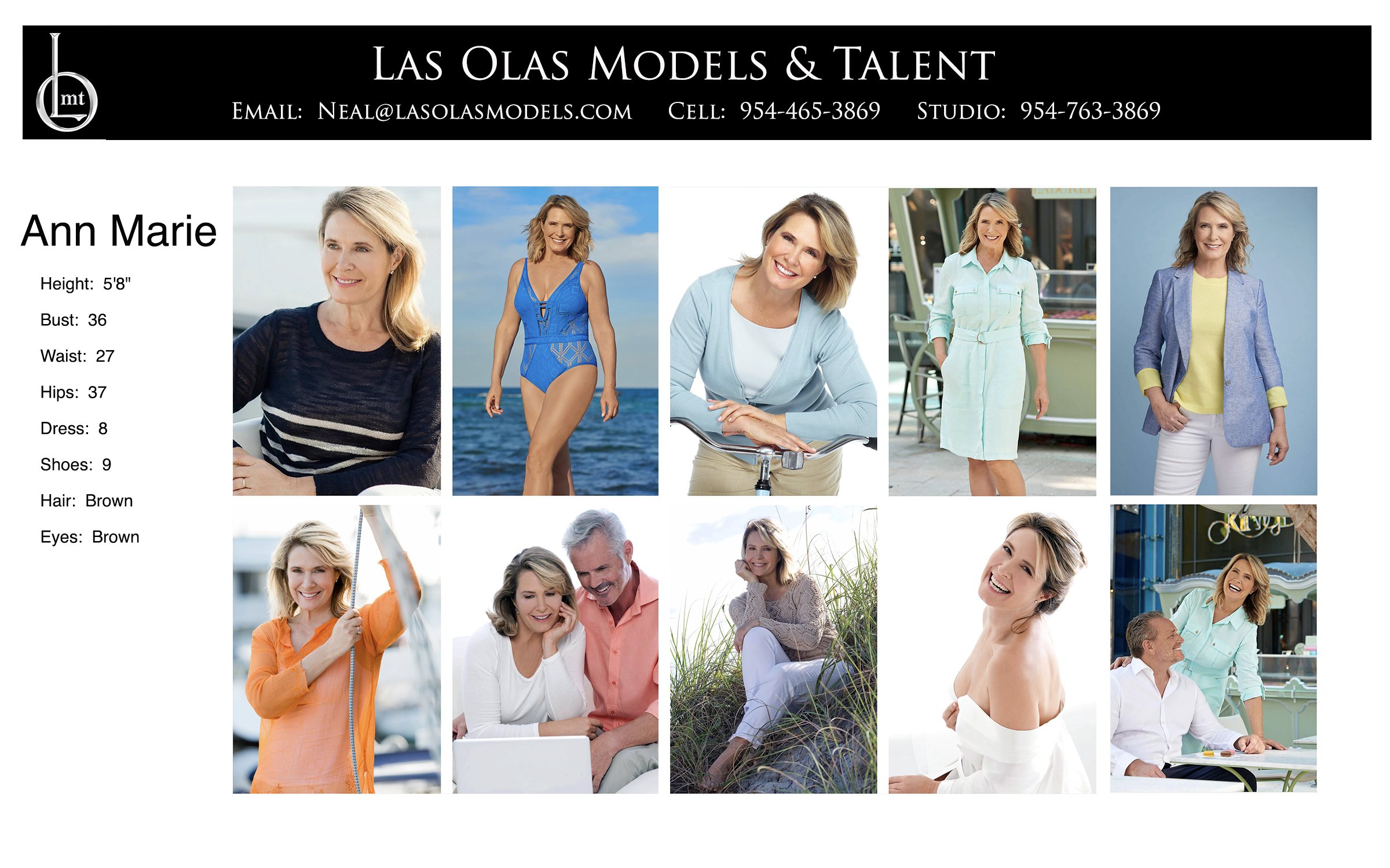 Female Model - Ann Marie  - Fort Lauderdale - Miami - South Florida - Palm Beach - Las Olas Models and Talent Ft. Lauderdale - Ann Marie Comp